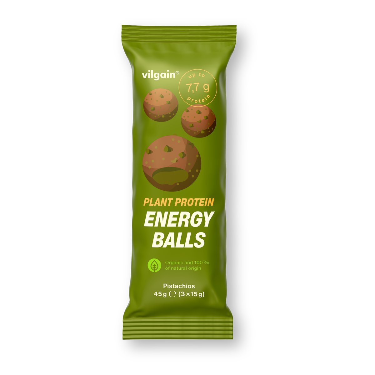 Vilgain BIO Plant Protein Energy Balls pistácie