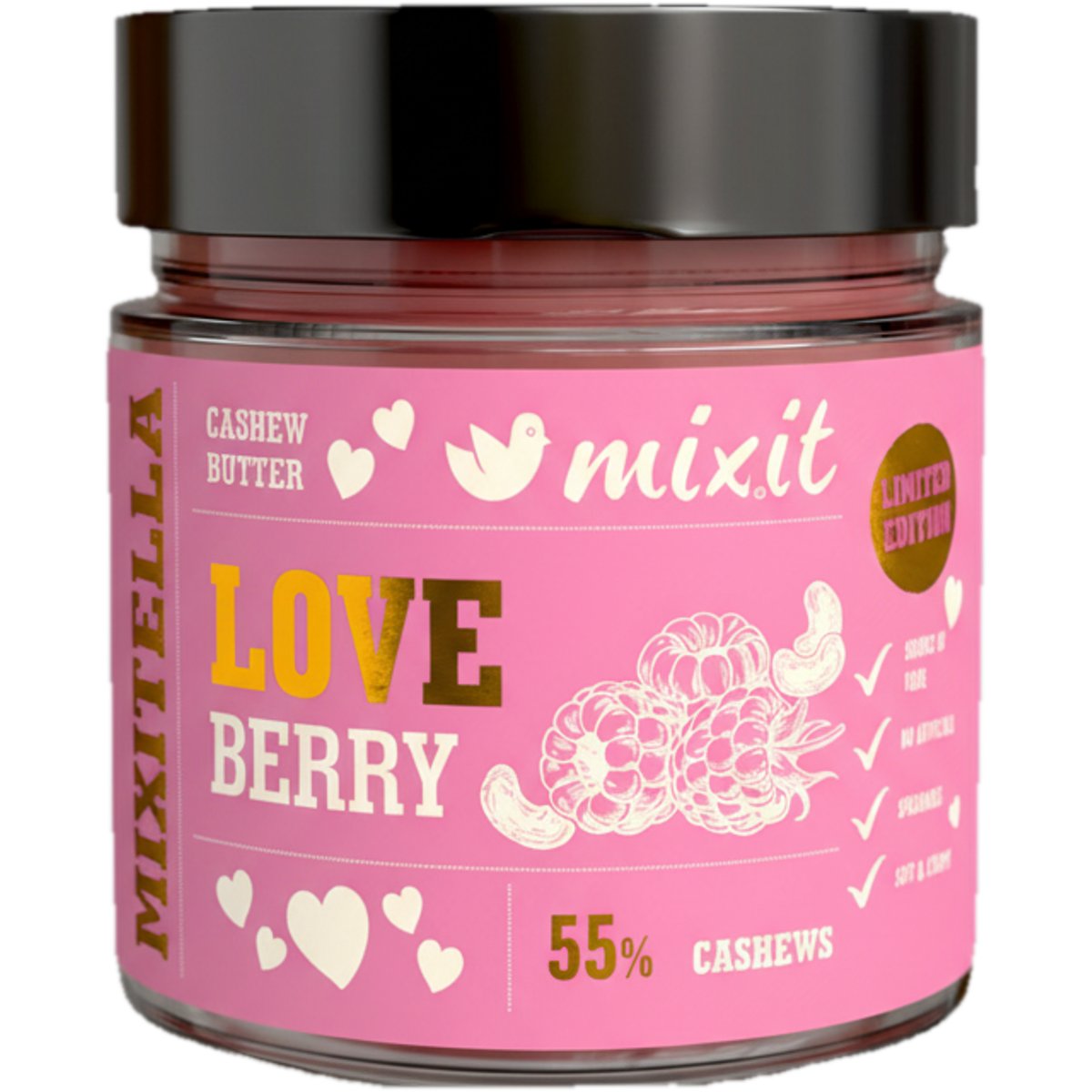 MIXIT Valentýnská mixitella krém 220 g