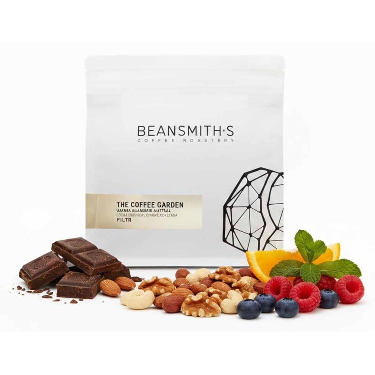 Beansmith's Uganda Coffee Garden filtr zrnková káva