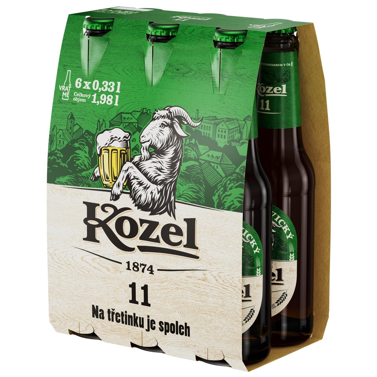 Velkopopovický Kozel 11 ležák 6×0,33 l