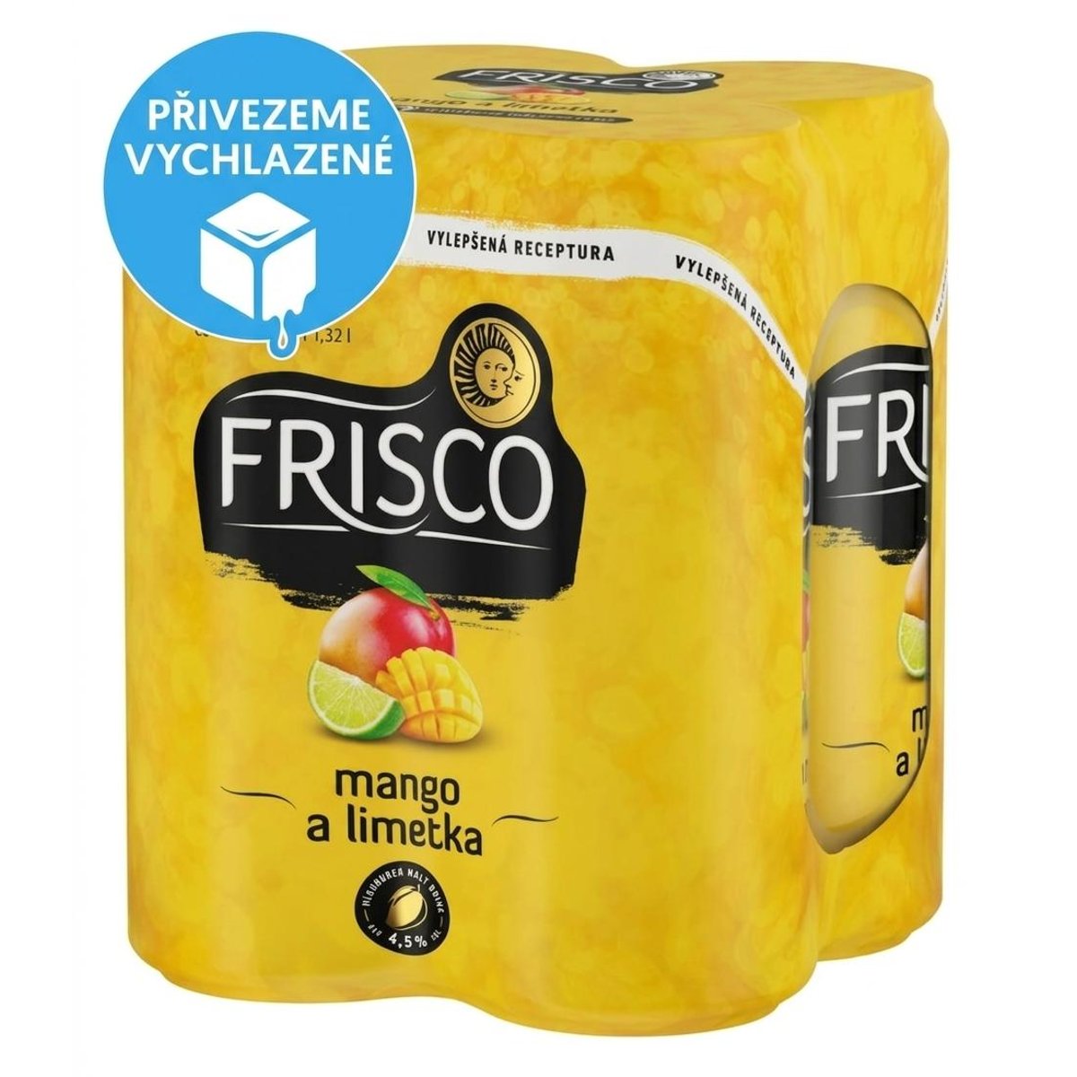Frisco Cider mango a limetka 4×0,33 l plech