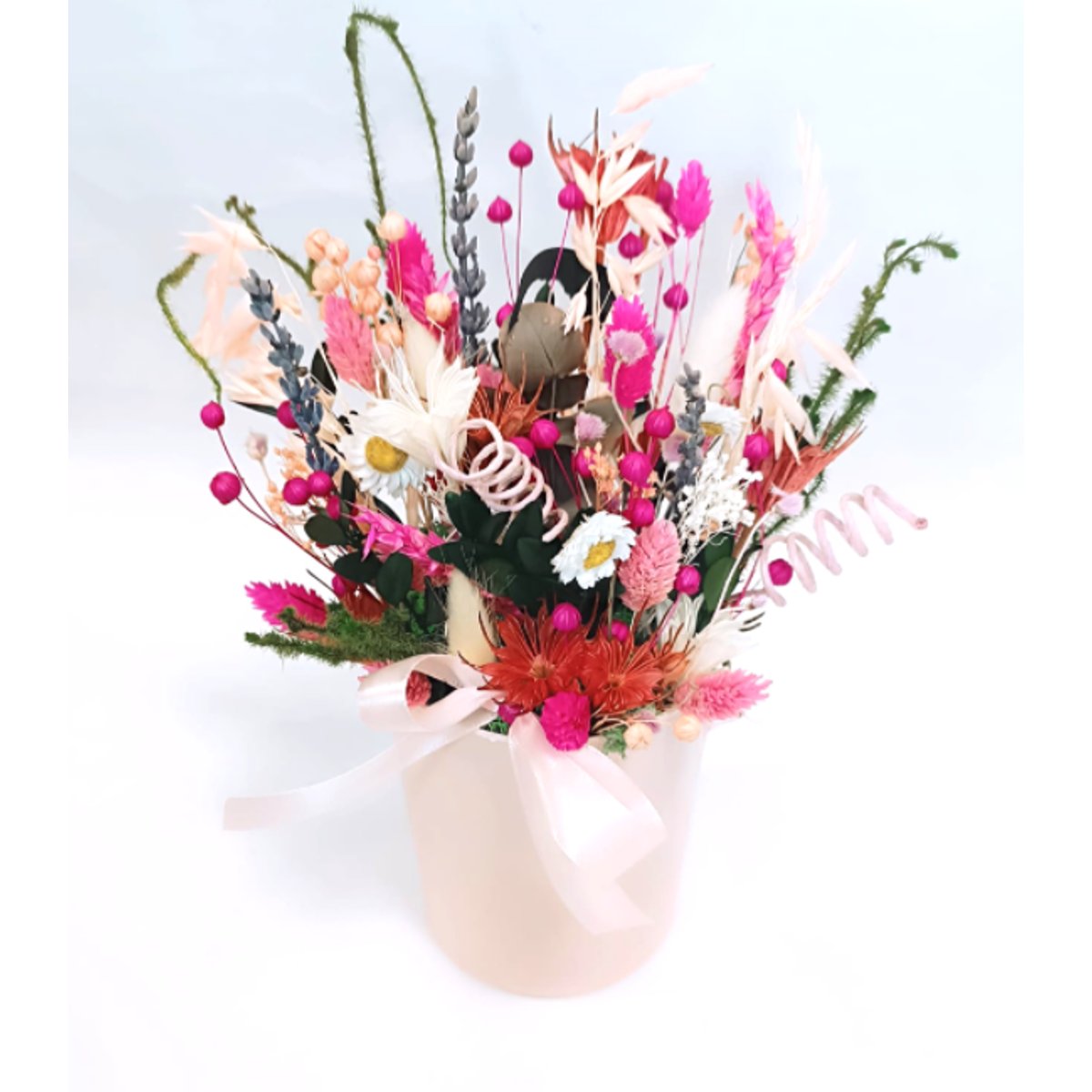 Flower box se sušenými květy