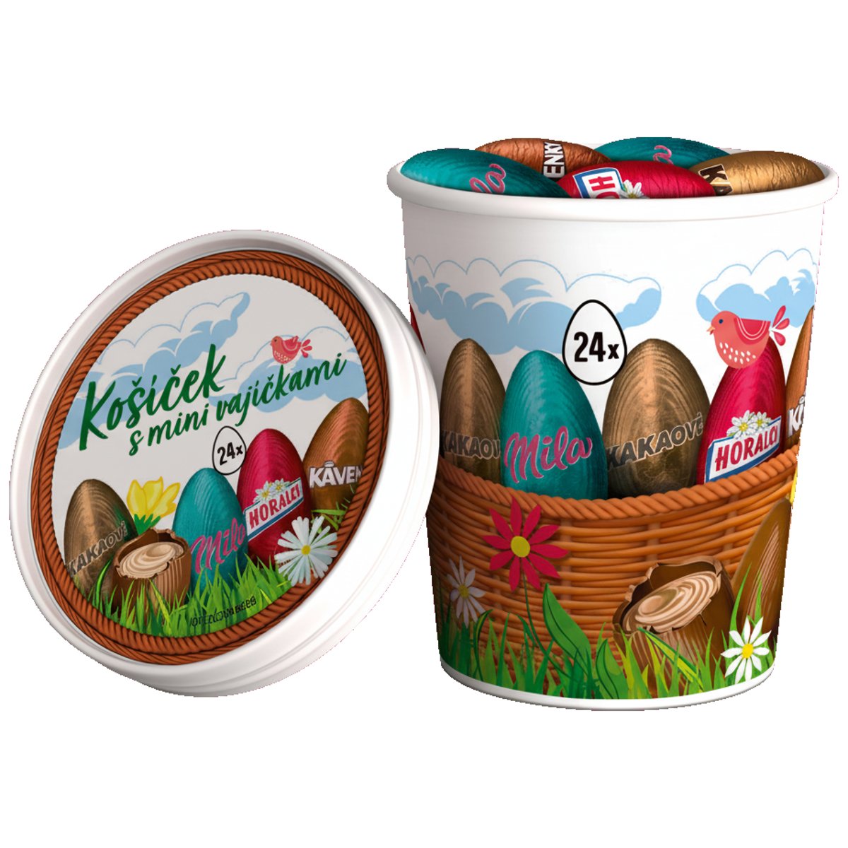 Figaro Velikonoční košík s mini vajíčky