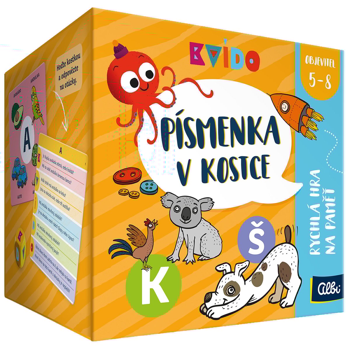 Albi Kvído Písmenka v kostce