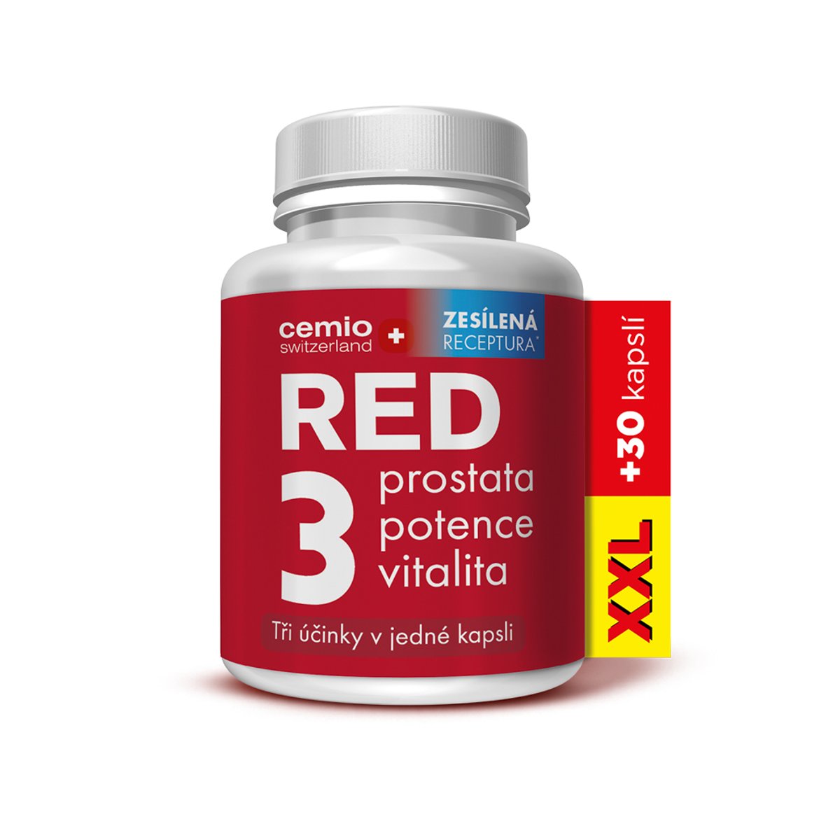 Levně Cemio RED3 cps.90+30 XXL