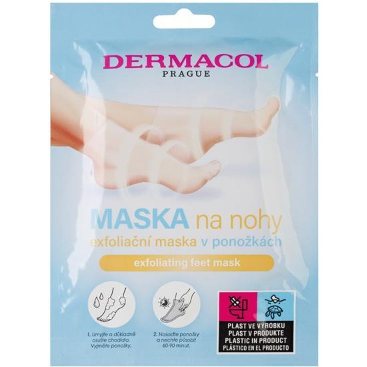 Dermacol Exfoliační maska na nohy
