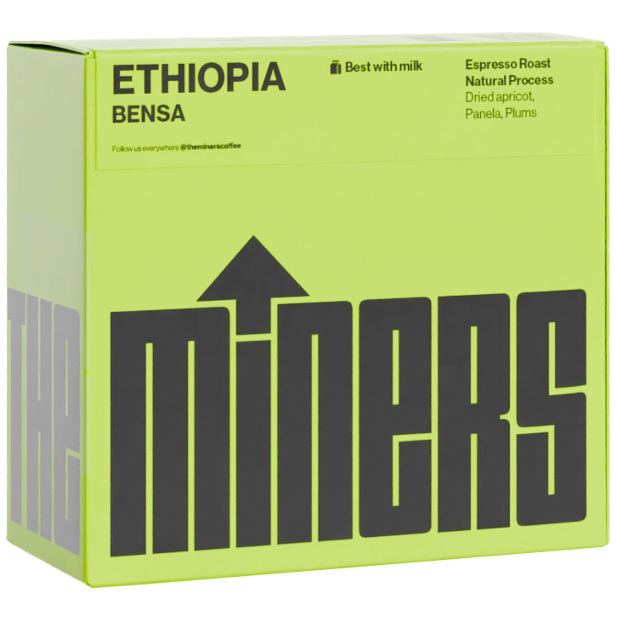 The Miners Etiopie Bensa Espresso zrnková káva