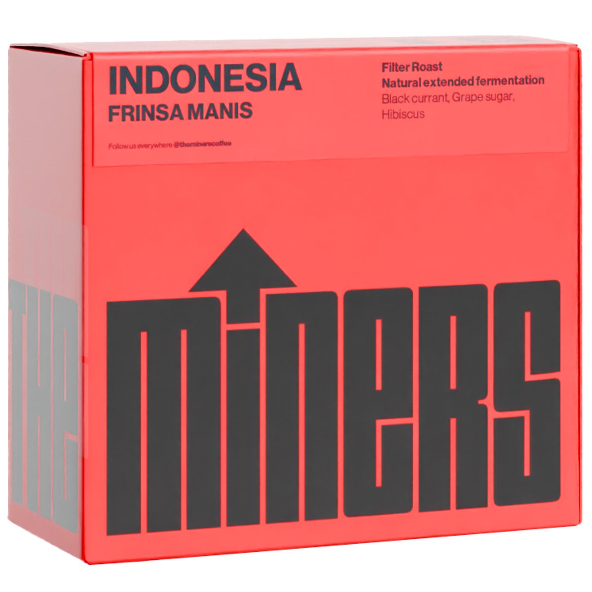 The Miners Coffee Indonésie Frinsa Manis filtr zrnková káva
