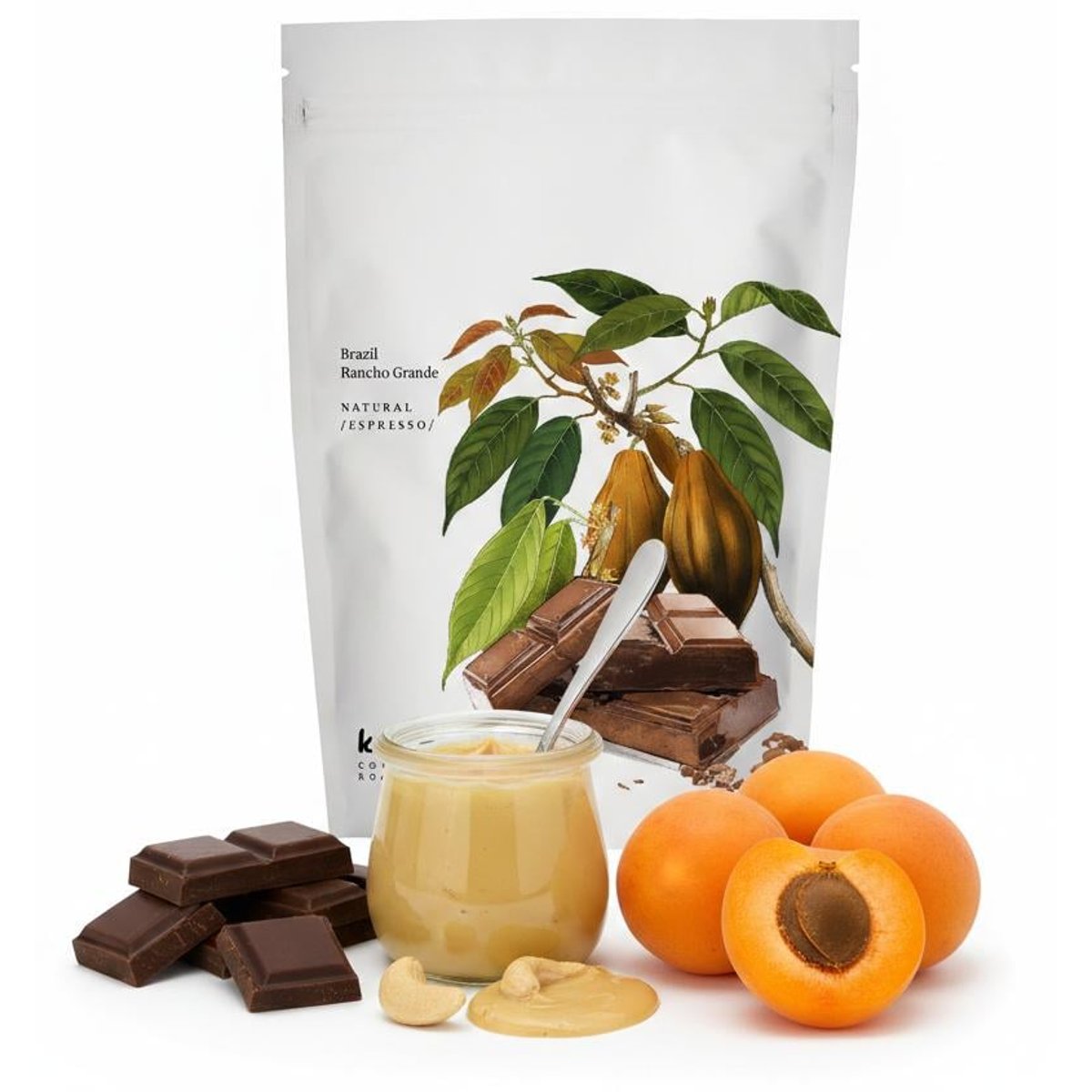 Kmen Brazílie Rancho Grande Espresso zrnková káva
