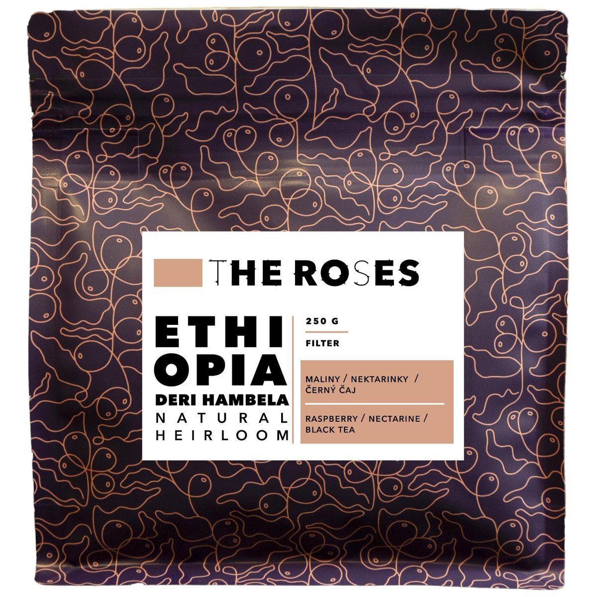The Roses Etiopie Guji Hambela filtr zrnková káva