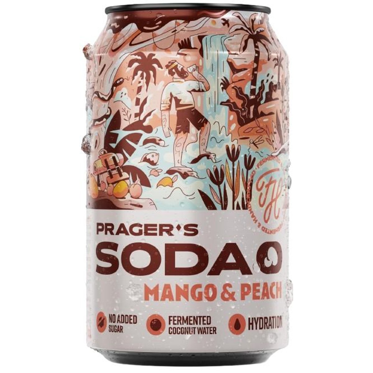 Prager's Soda Mango & Peach