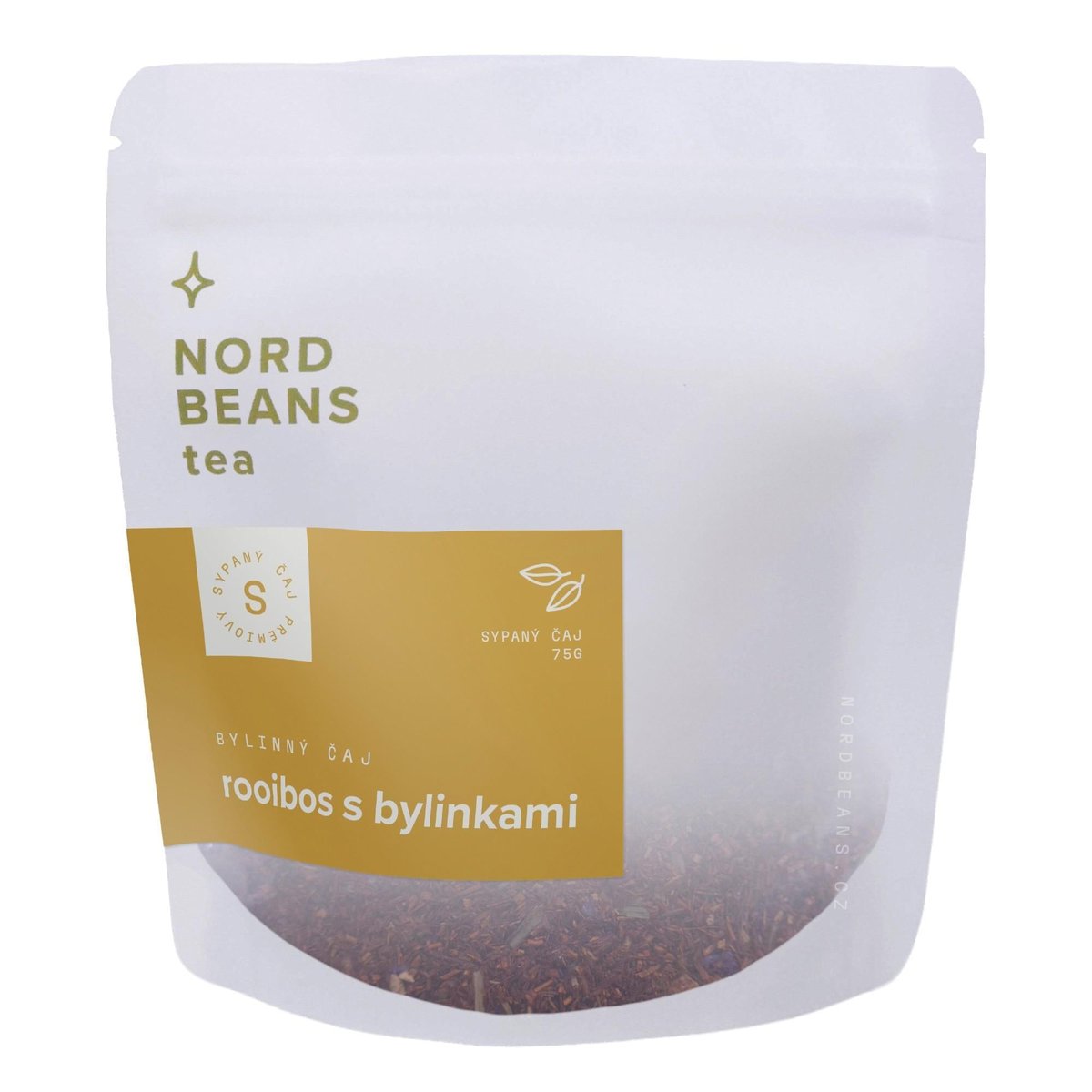 Nordbeans Tea Rooibos s bylinkami sypaný
