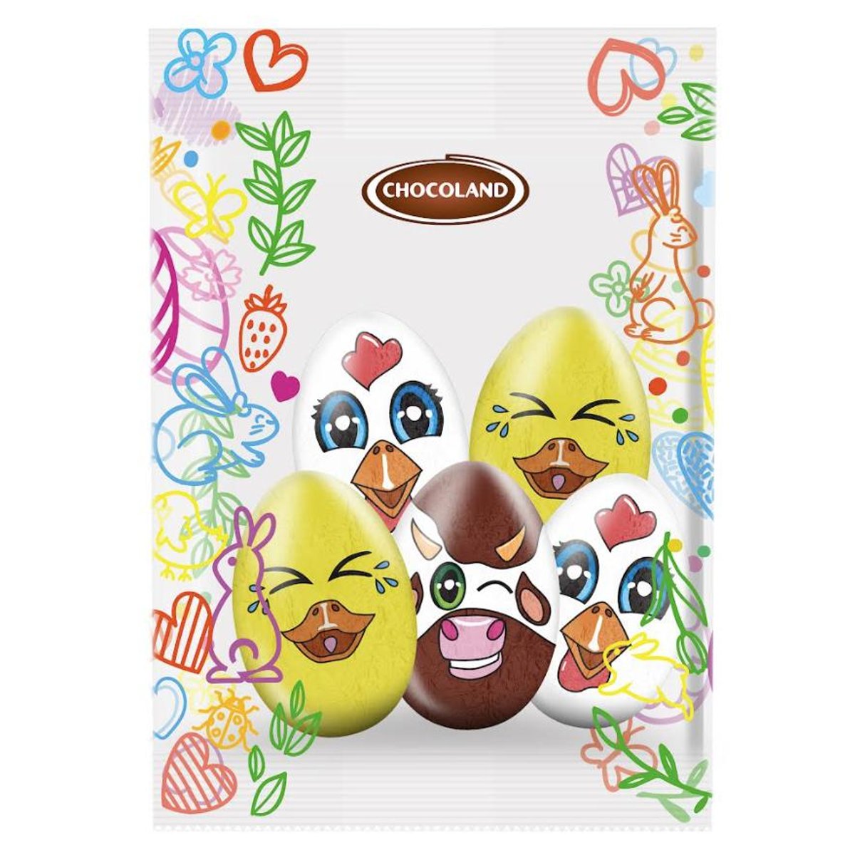 Chocoland Vajíčka Farma v sáčku