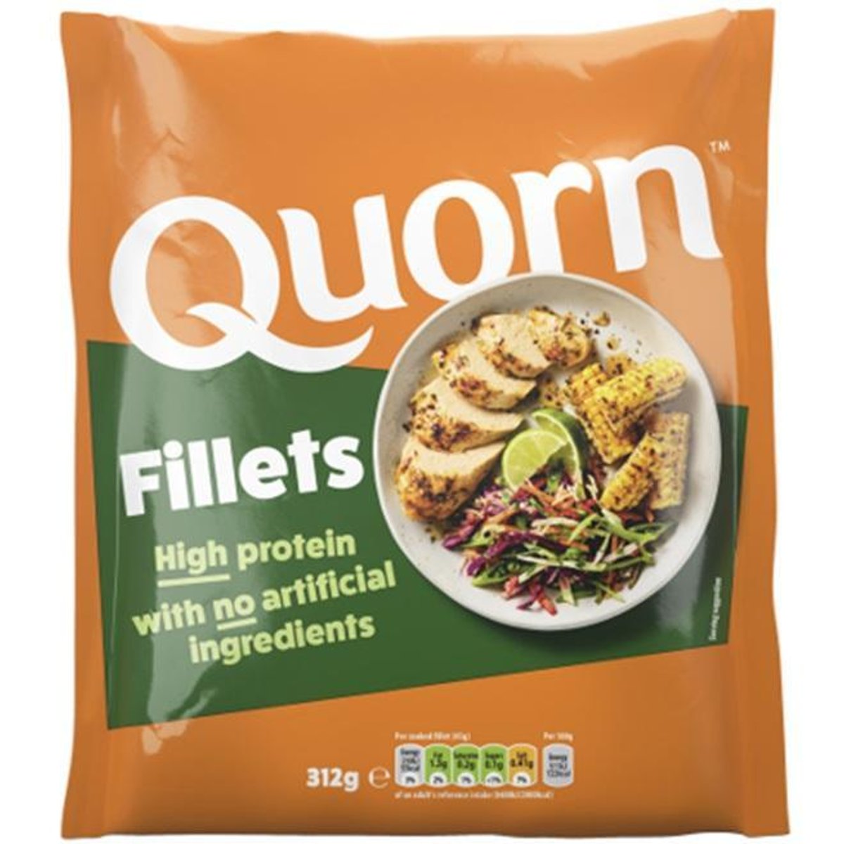 Quorn Rostlinné filety z mykoproteinu s jemně pikantní příchutí