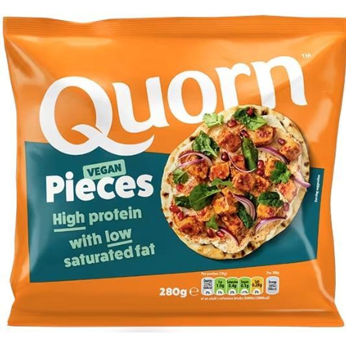 Quorn Rostlinné kousky z mykoproteinu s jemně pikantní příchutí