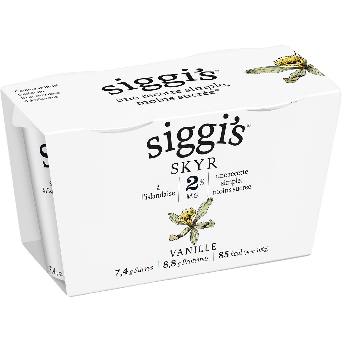 Siggi's Skyr 2% vanilka 2×140 g