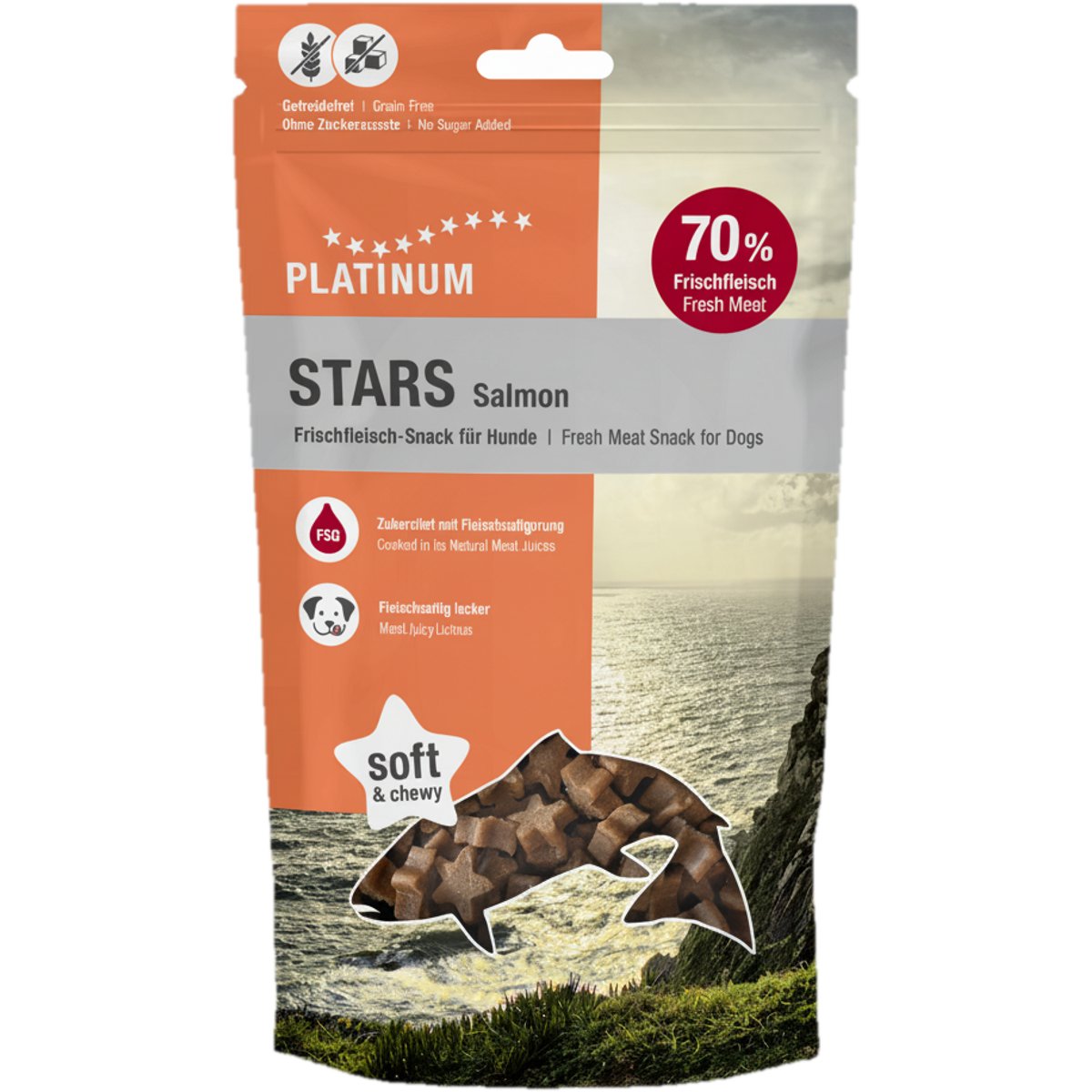 Platinum Stars Salmon pamlsky pro psy