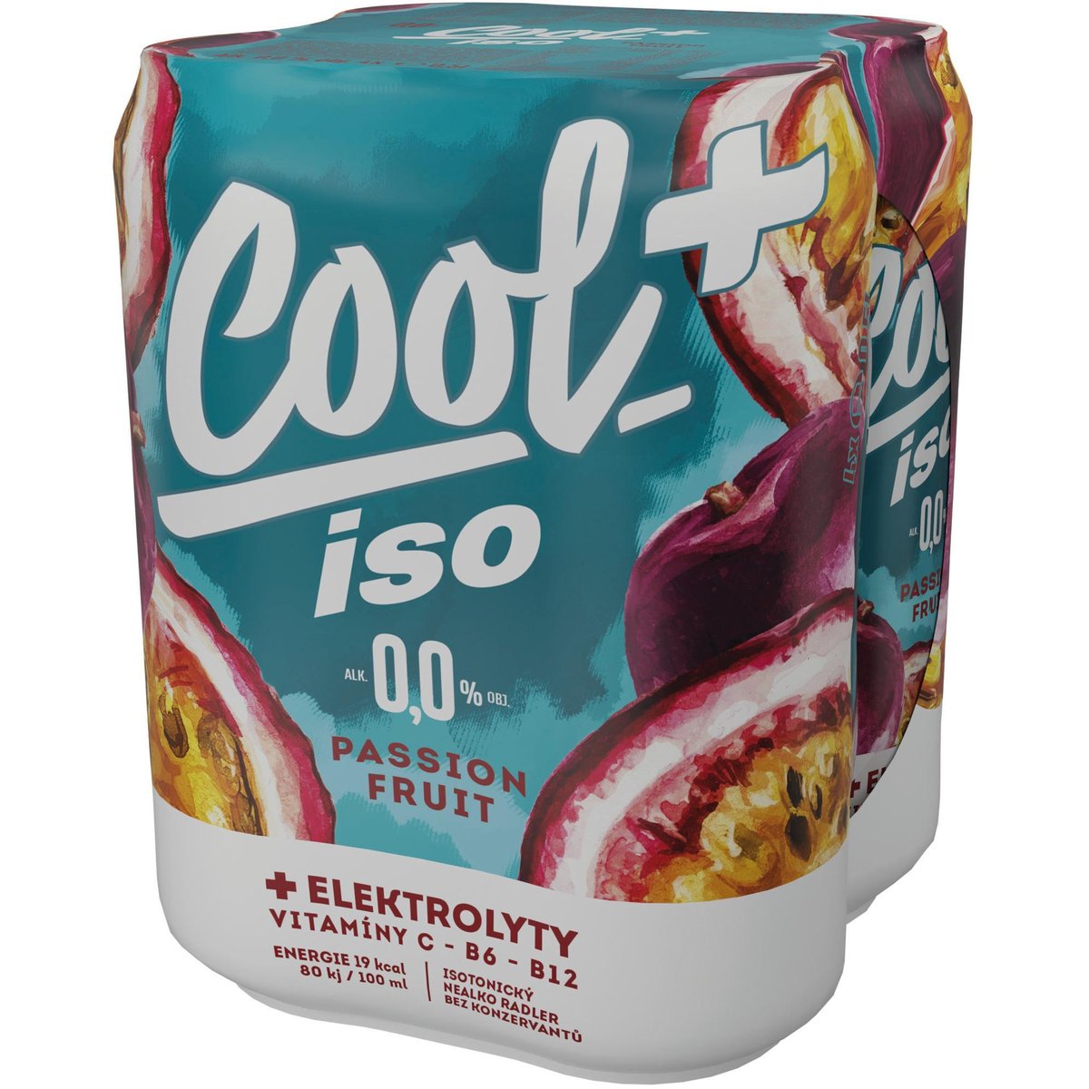 Cool+ ISO Passion Fruit nealkoholické 4×0,5 l plech
