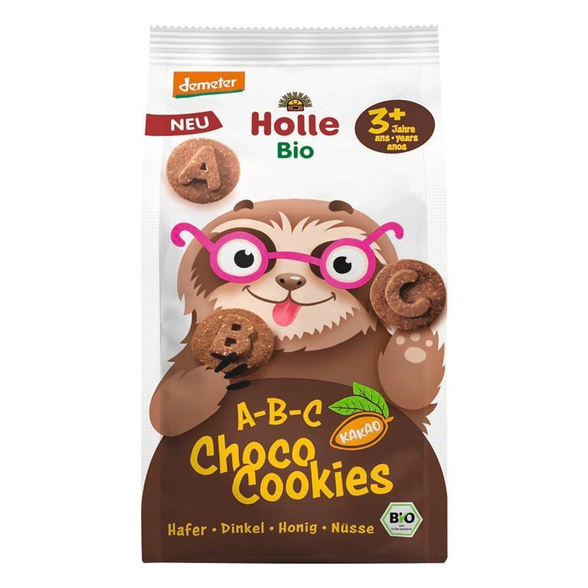 Holle BIO A-B-C Choco Cookies sušenky