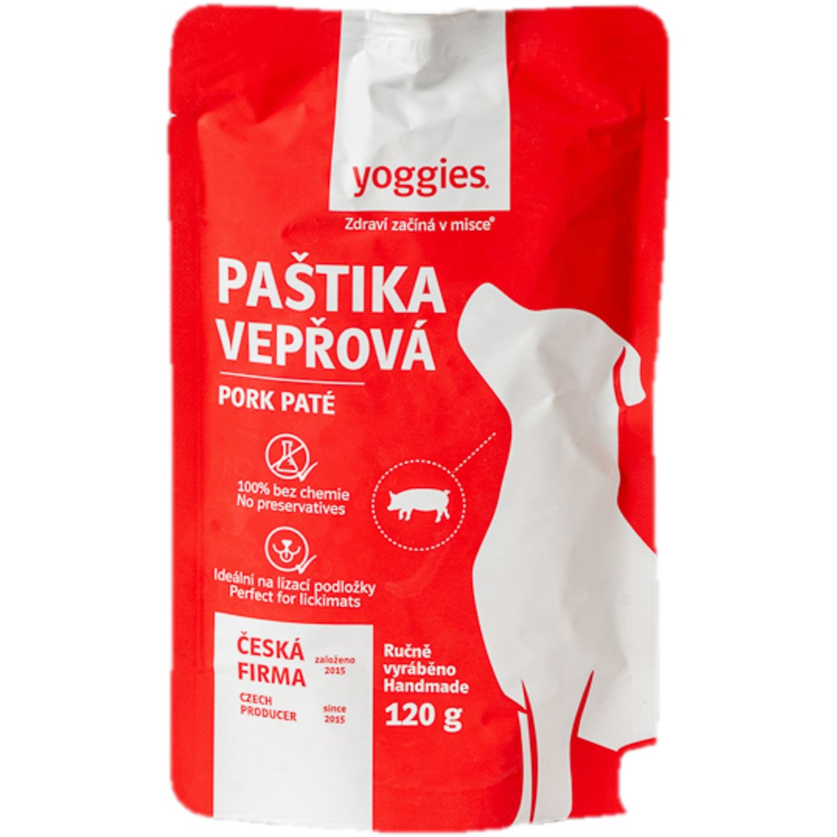 120 g Yoggies paštika - vepřové maso
