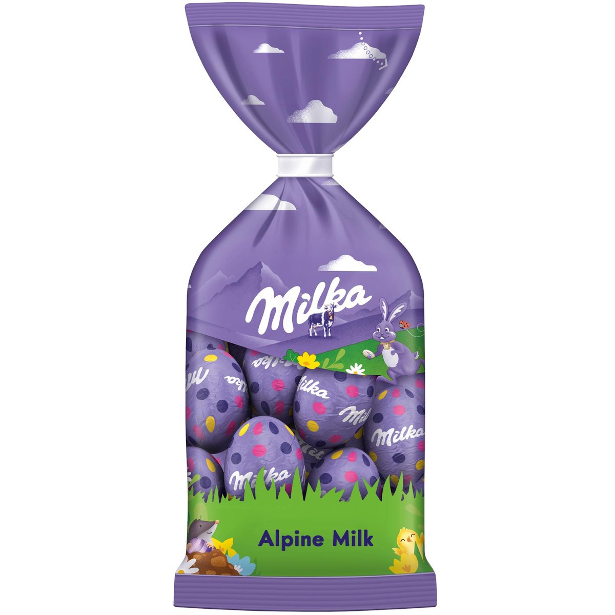 Milka čokoládová vajíčka z mléčné čokolády