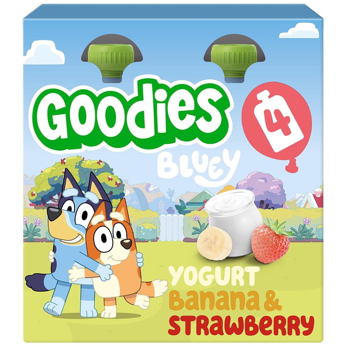 Goodies Kapsička Bluey jogurt, banán a jahoda 4×100 g