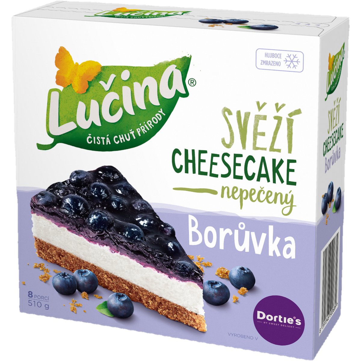Dortie's Lučina svěží cheesecake borůvka