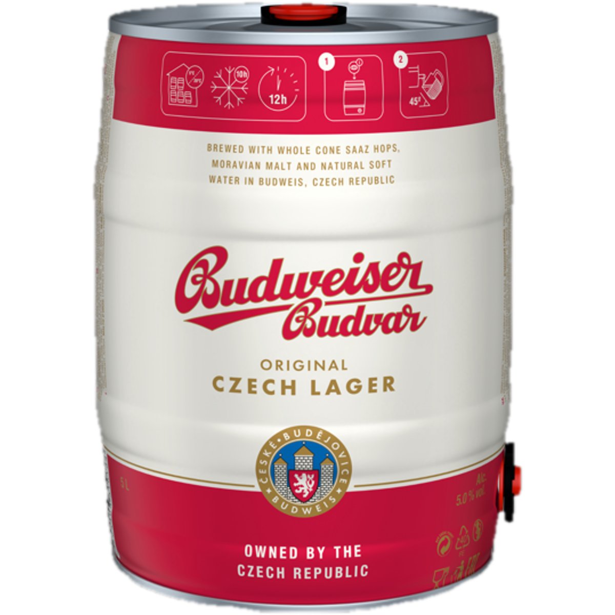 Budweiser Budvar Original 5 l soudek