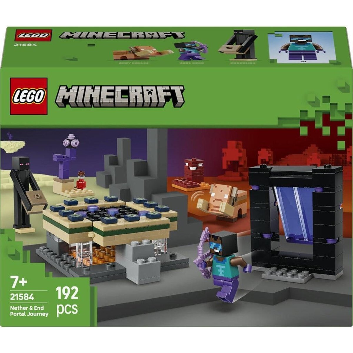 LEGO® Minecraft® 21584 Cesta portálem do Netheru a Endu