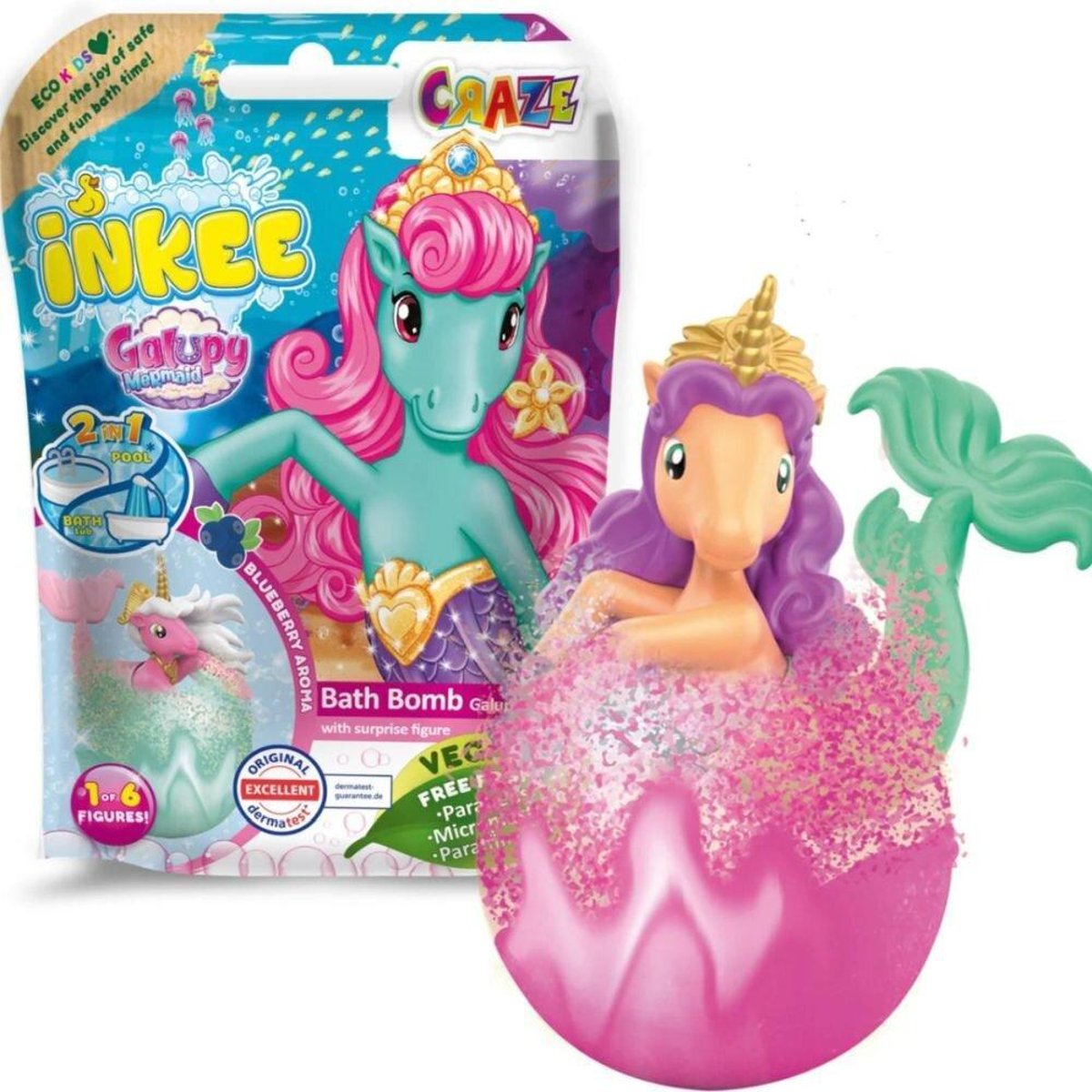 Inkee Galupy koupelová bomba s překvapením