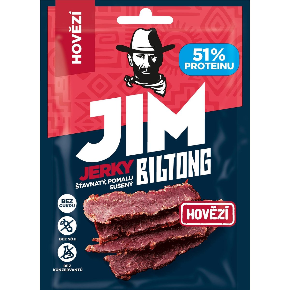 Jim Jerky biltong hovězí