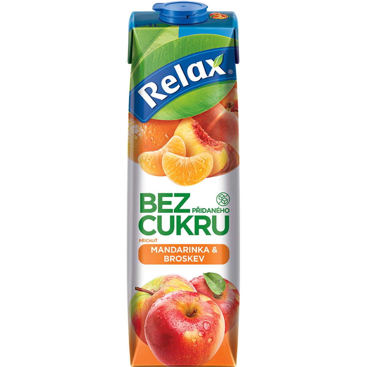 Relax Bez cukru mandarinka & broskev