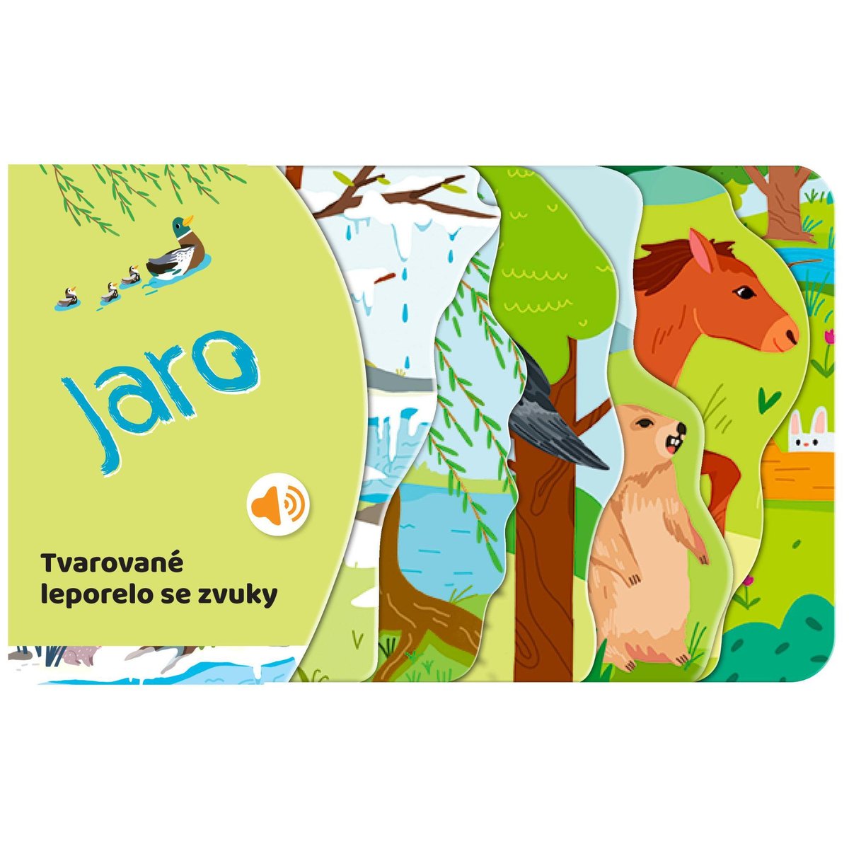 Svojtka Tvarované leporelo se zvuky Jaro