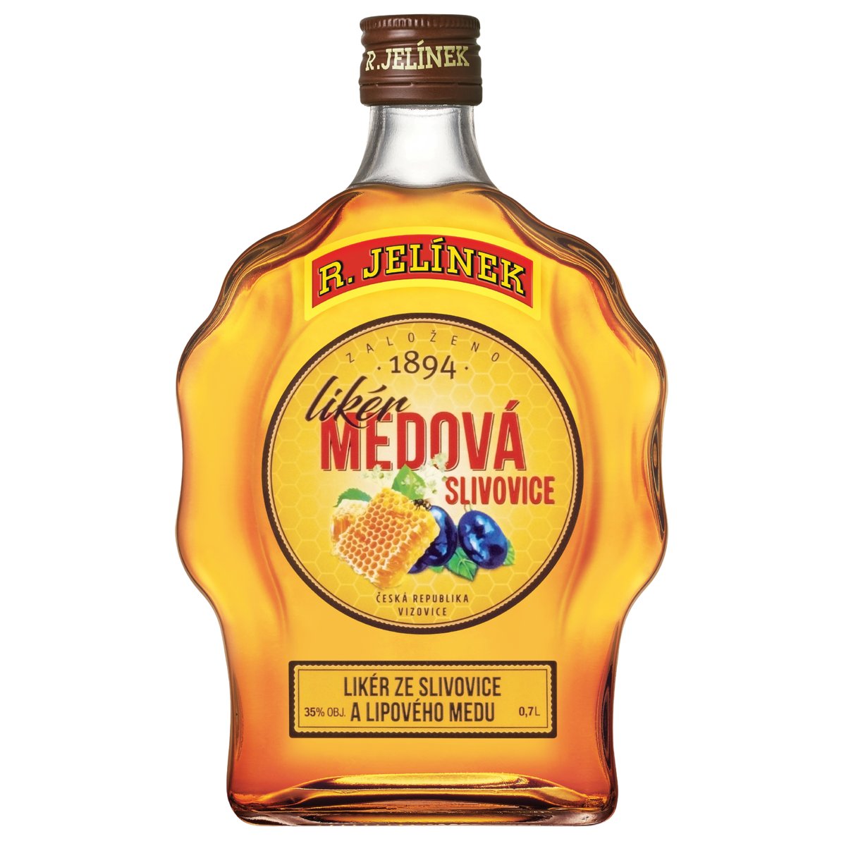 R. JELÍNEK Medová Slivovice 35% obj.