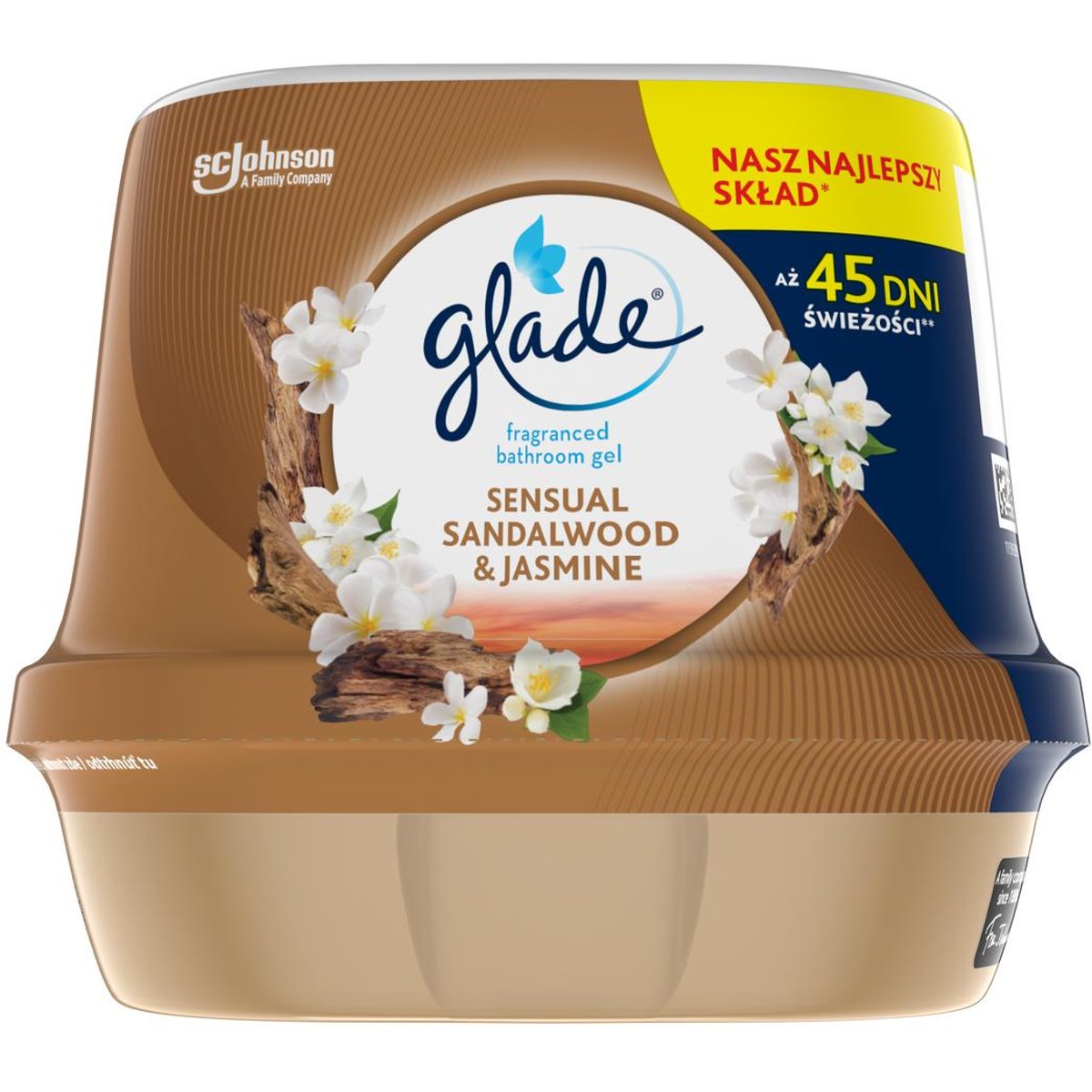 Glade Sensual Sandalwood & Jasmine vonný gel do koupelny