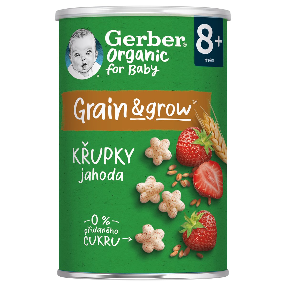 Gerber Organic BIO Křupky jahodové