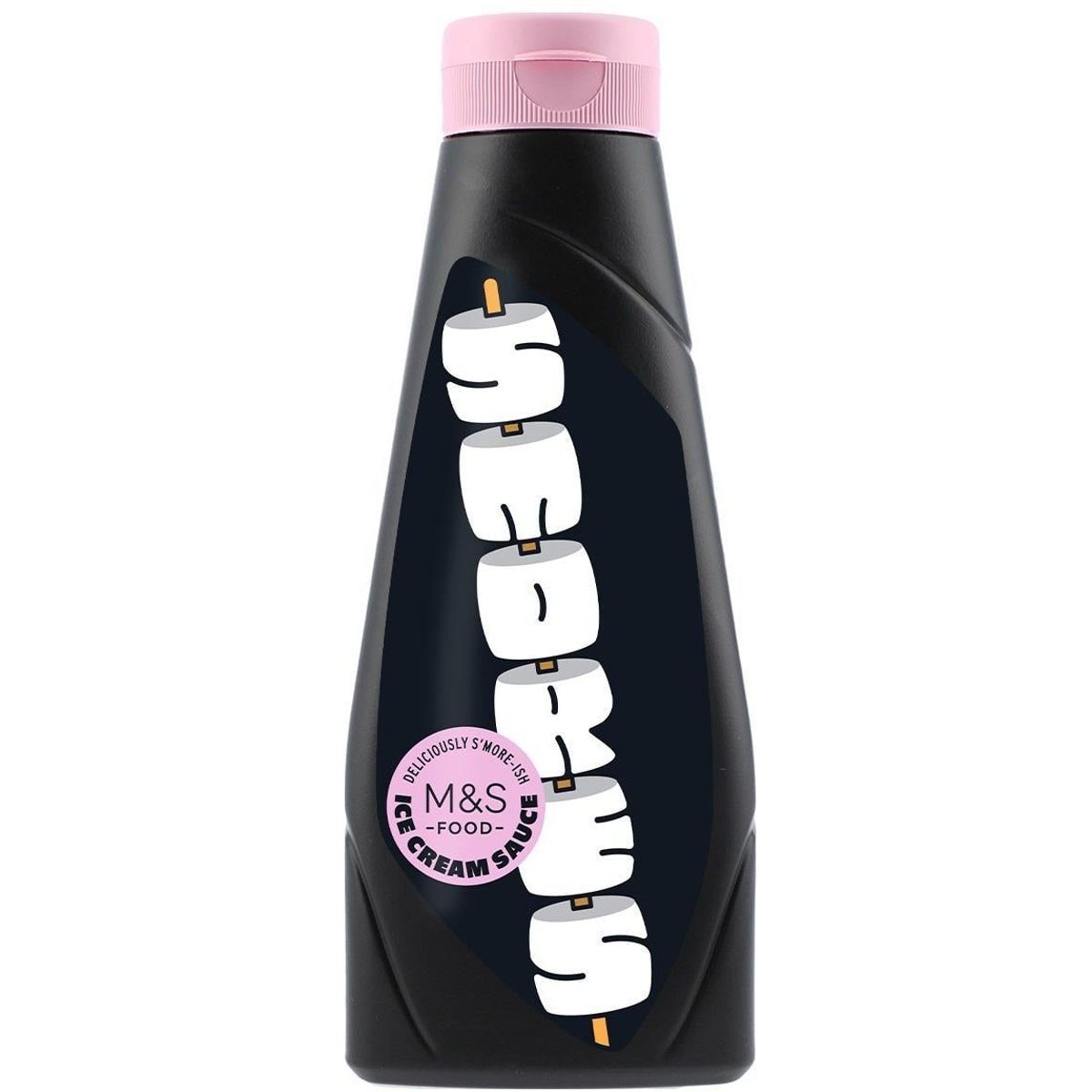 Marks & Spencer Poleva na zmrzlinu s kousky sušenek a příchutí čokolády a bonbonů marshmallow