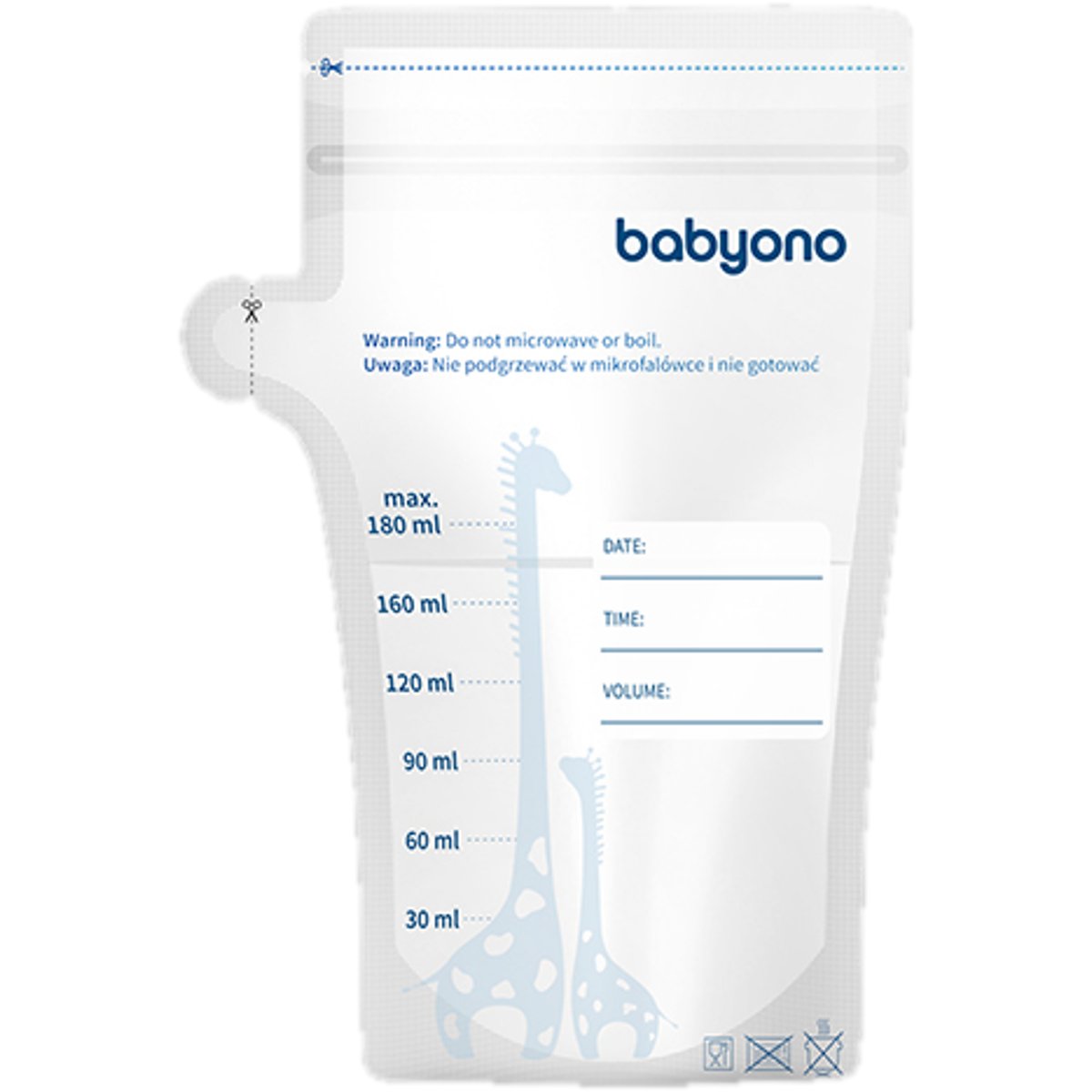 Babyono Sáčky na uchovávání mateřského mléka
