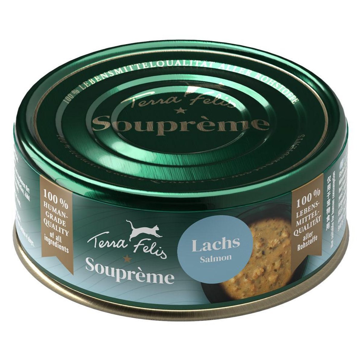 Terra Felis Souprème Konzerva pro kočky krémová polévka losos