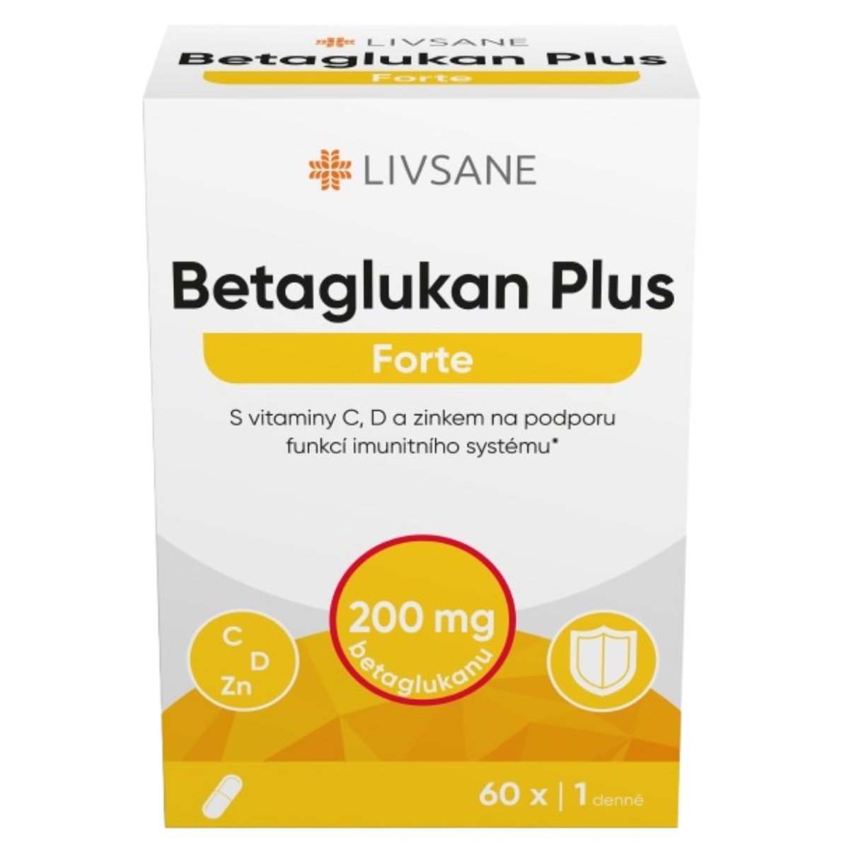 LIVSANE Betaglukan Plus Forte tob.60