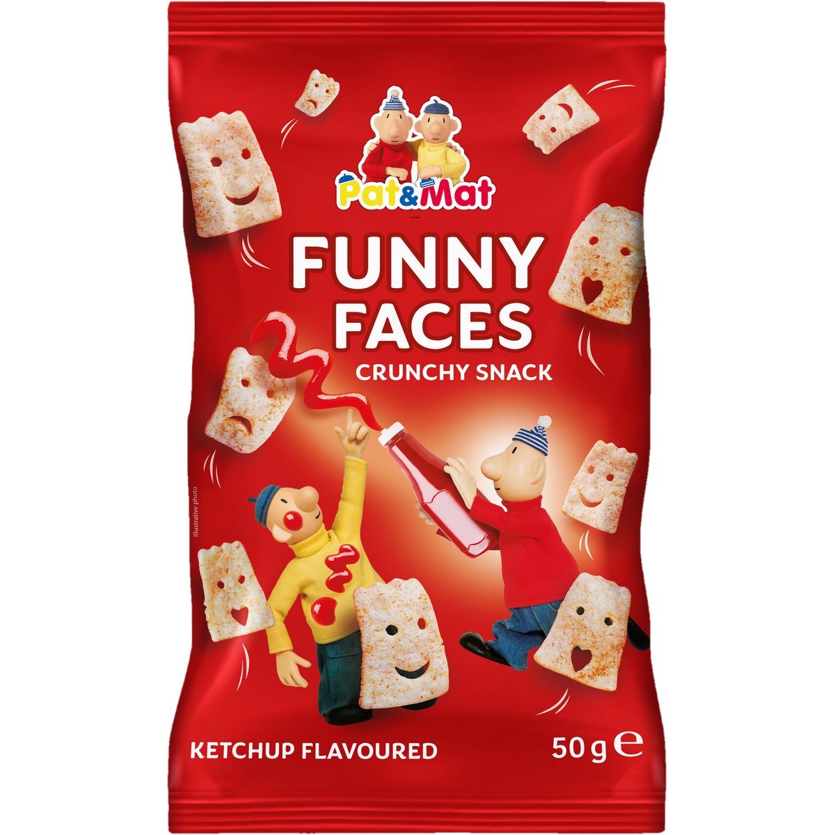 Pat a Mat Funny Faces snack kečup