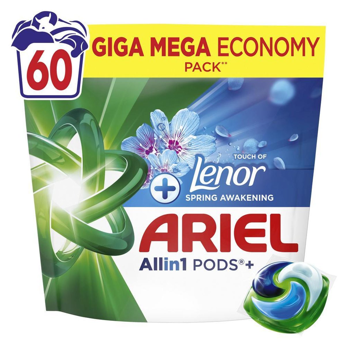 Ariel All-in-1 PODS +Touch of Lenor Spring Awakening prací kapsle