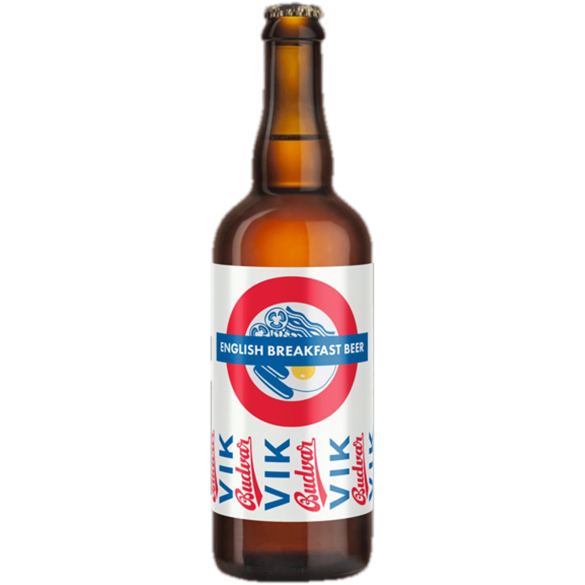 VIK & Budvar English Breakfast beer sklo