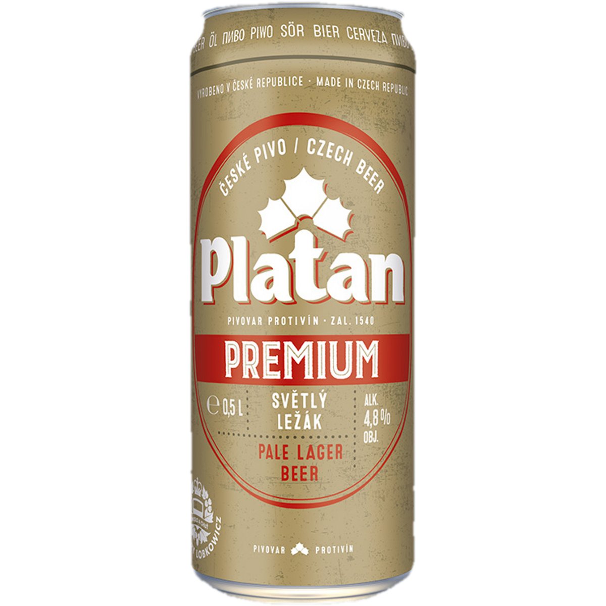 Platan Premium světlý ležák plech