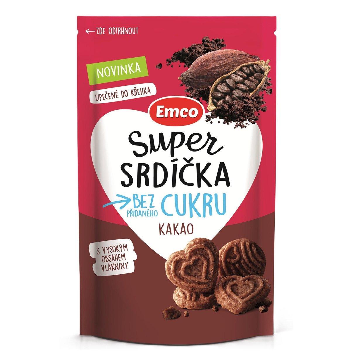 Emco Super srdíčka kakao