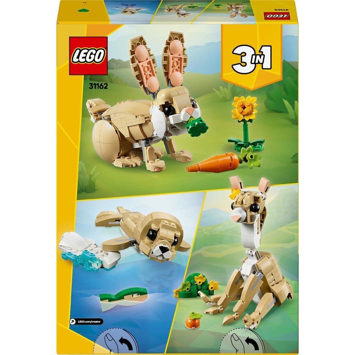 LEGO® Creator 3 v 1 31162 Roztomilý králíček