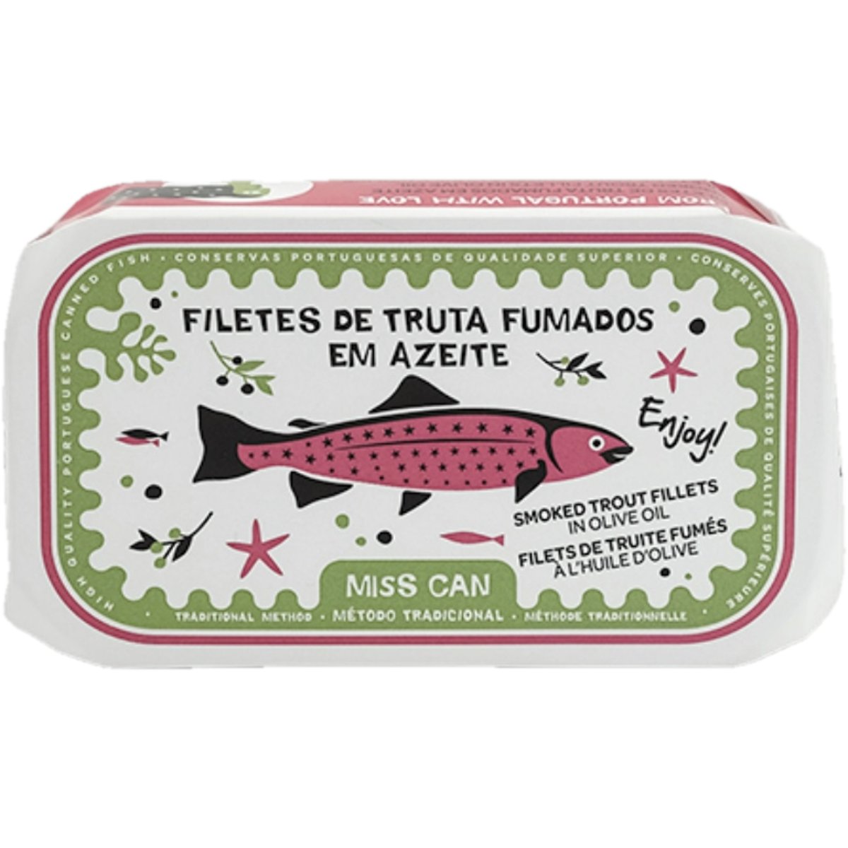 Miss Can Uzené pstruží filety v olivovém oleji