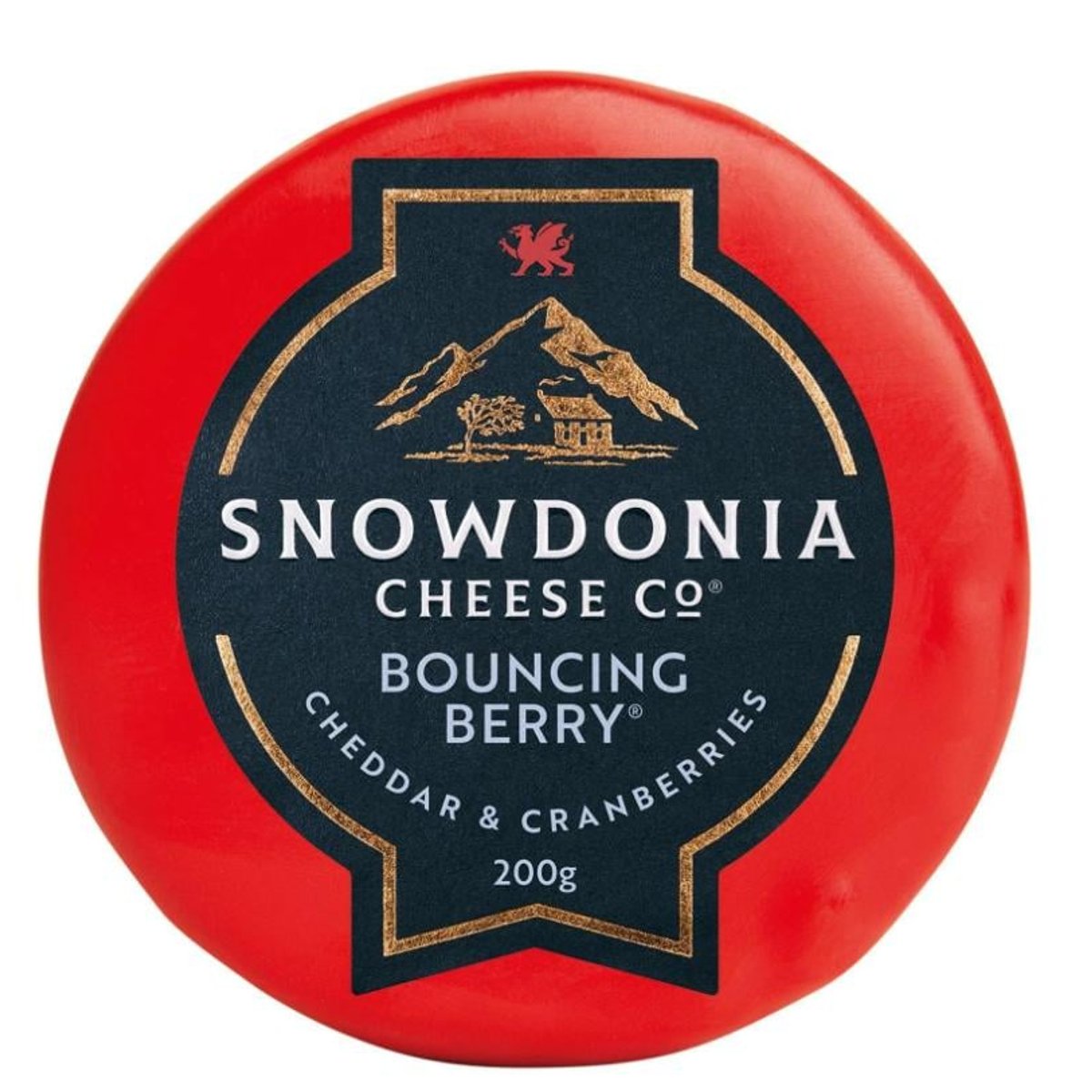 Snowdonia Cheddar Bouncing Berry sýr s brusinkami