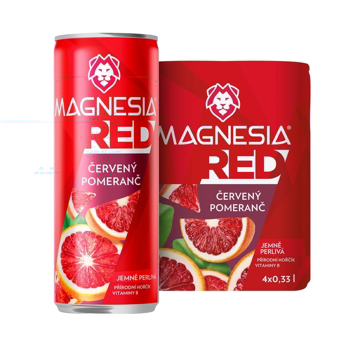Magnesia Red Červený pomeranč 4×0,33l plech