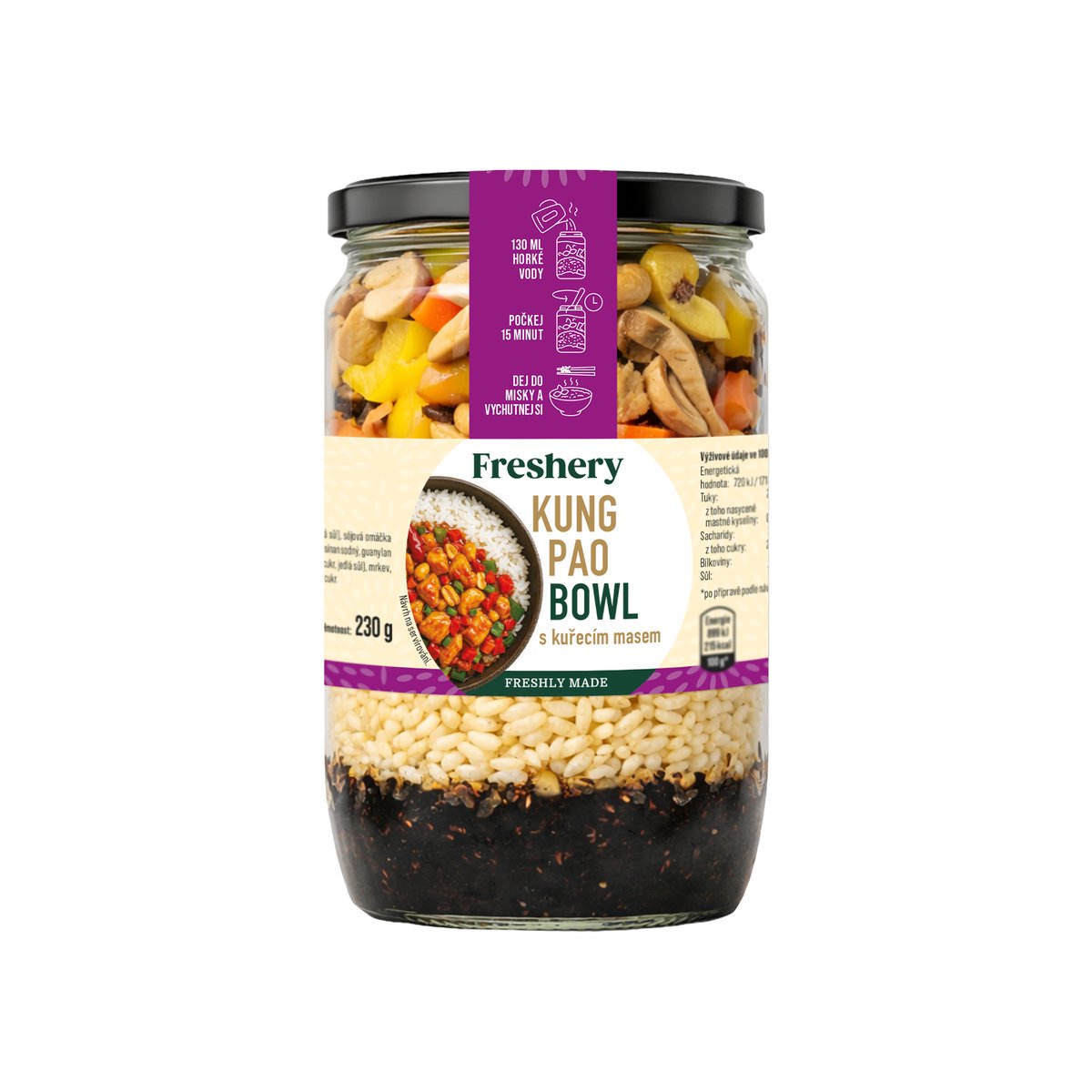 Freshery Kung Pao Bowl s kuřecím masem